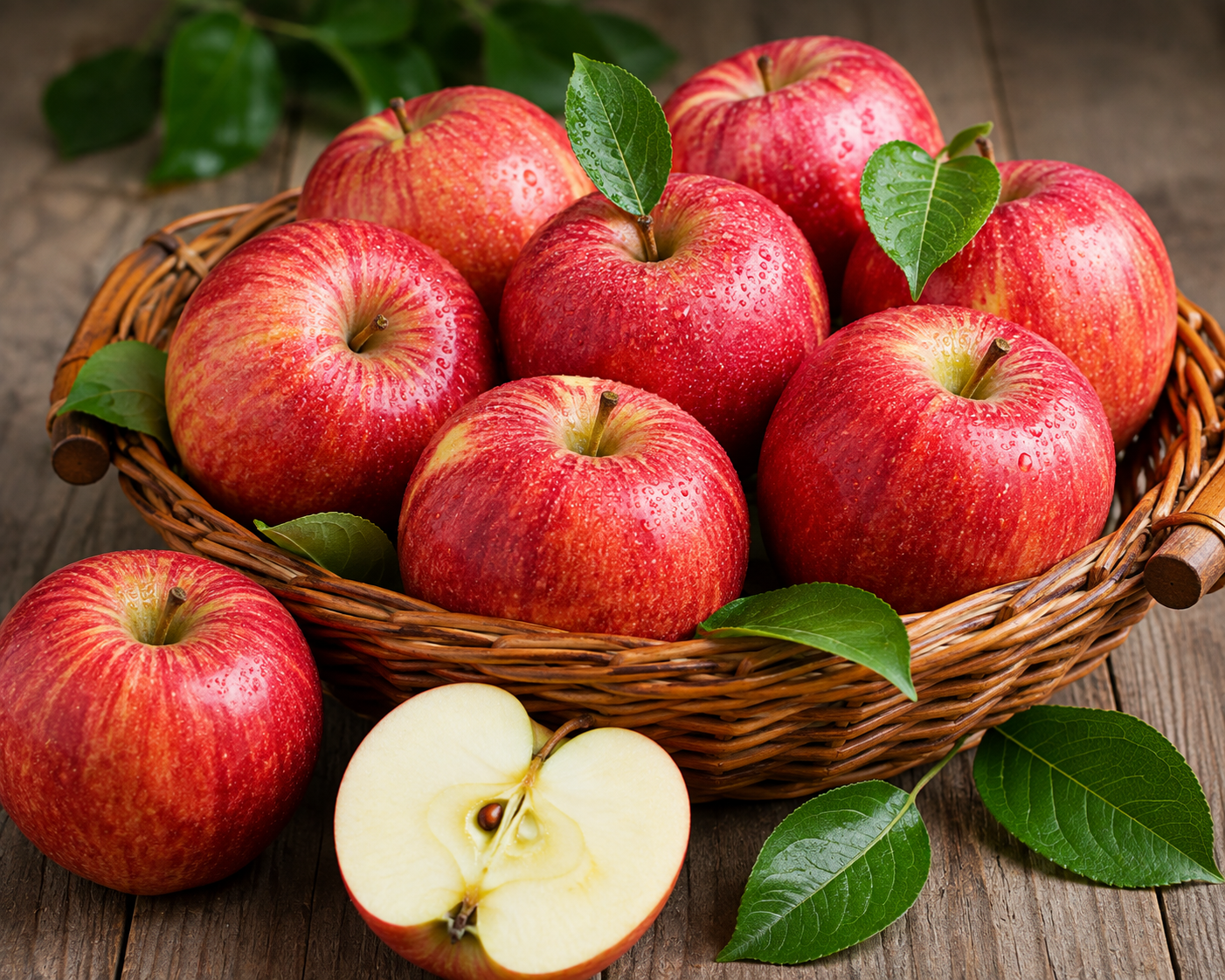 a picture of apples