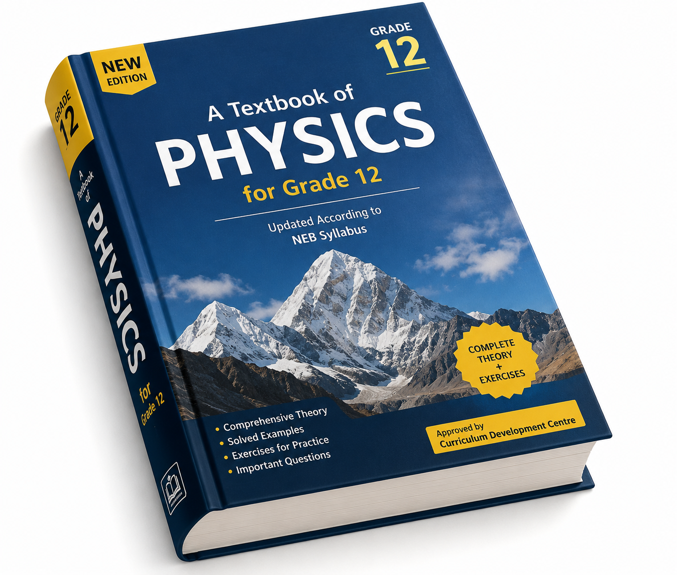 a picture of physics book cover of class 12